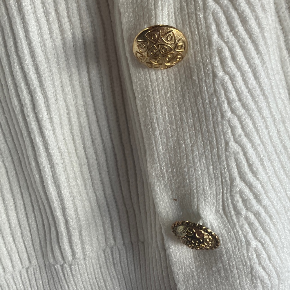 Mango Cream Ribbed Cardigan - Picture 4 of 5